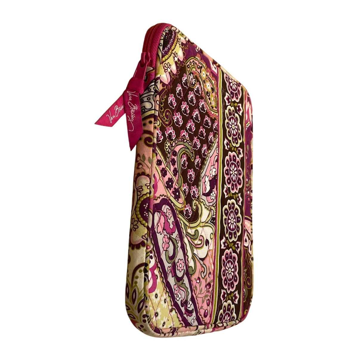 Vera Bradley Women’s Multi Quilted Paisley Floral Zip Laptop Tablet Sleeve Case