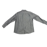 Nordstrom Mens Black Button-Up Long-Sleeve Shirt Casual Slim Fit  Sz XXL
