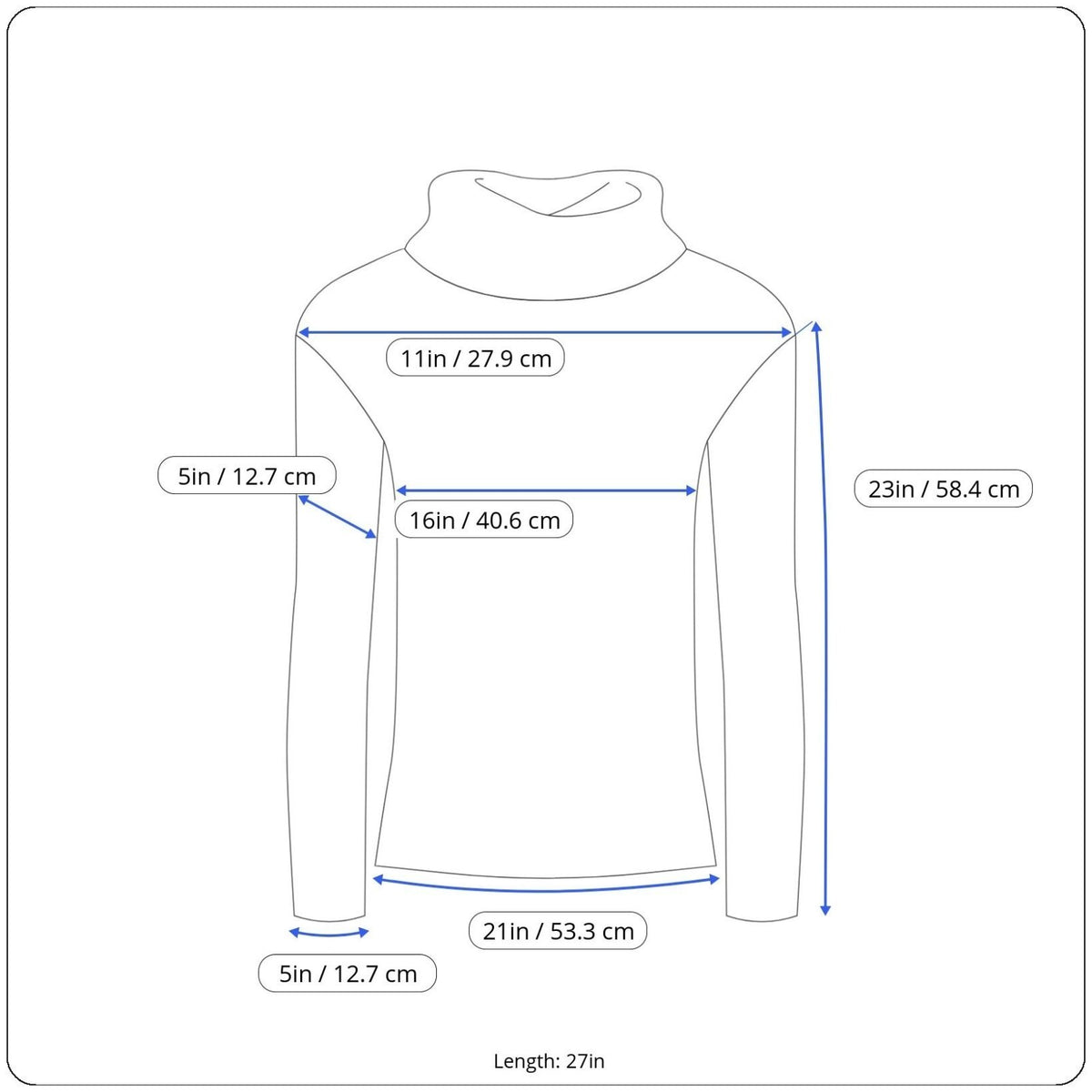 Anne Klein Black Knit Cowl Neck Sweater With Textured Collar