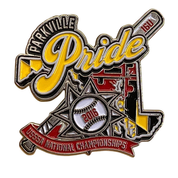 Parkville Pride 16U 2016 USSSA National Championships Softball Pin Collectible