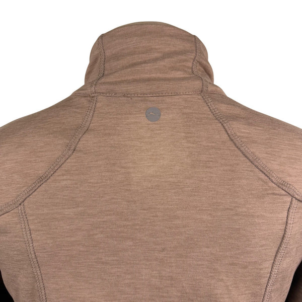 Gottex Women’s Taupe Full-Zip Long Sleeve Lightweight Sweater Size S - New