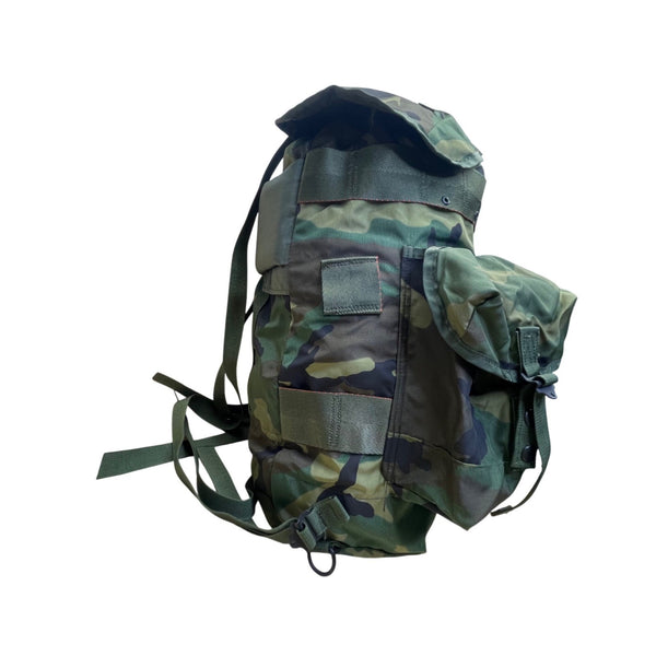 Field Pack Combat Men’s Green Camouflage Adjustable Strap Military Backpack