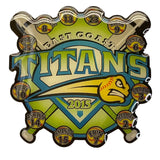 East Coast Titans 2015 Softball Team Trading Pin With Dual Pin Back