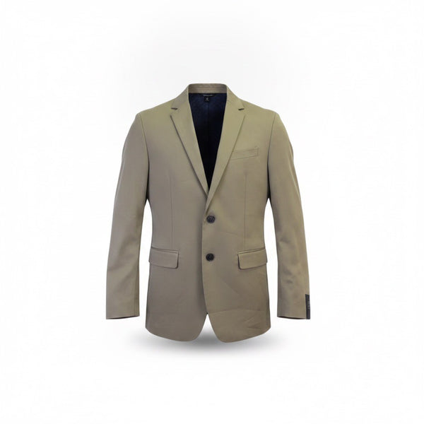 Banana Republic Mens Tan Cotton Slim Fit Blazer Two Button Modern Jacket Size 40