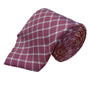 Liberty Men’s Red 100% Silk Geometric Pattern Tie
