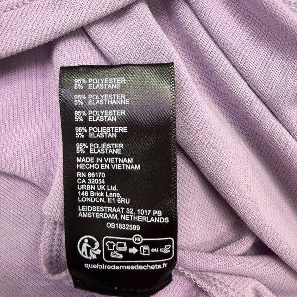 Urban Outfitters Womens Lilac Dress With Lace-Up Bell Sleeves Size M