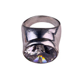 Basina Mens Silver 925 Ring With Cubic Zirconia Statement Design