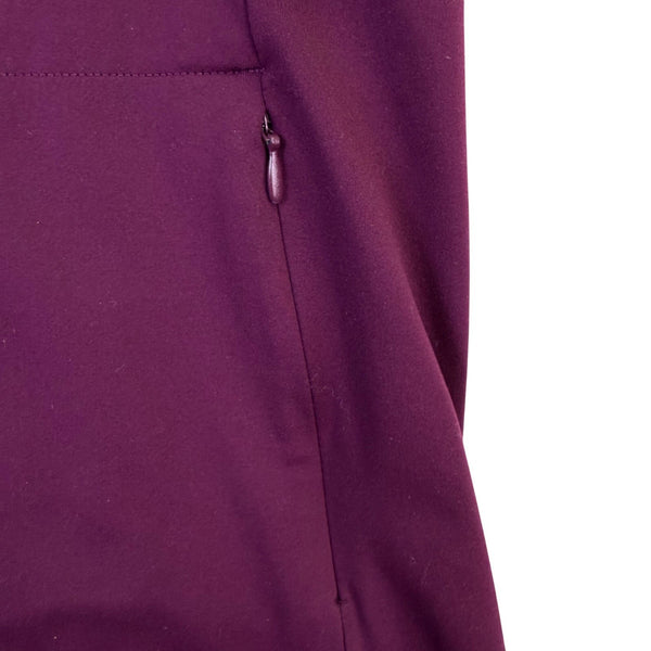 Fabletics Womens Purple Performance Zip Front Mock Neck Athletic Jacket Size S