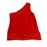 Banana Republic Womens Red One-Shoulder Tank Top Lightweight Elegant Size S