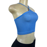 Colsie Women's Blue Sleeveless Stretchable Shirt Sz S