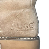 UGG Australian Shepherd Women’s Brown Suede & White Wool Mina Boots Size M6/L7