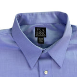 Jos. A. Bank Mens Purple Cotton Dress Shirt Travelers Collection Size 18.5 38