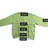 Orvis Mens Sage Supersoft Zipneck Sweatshirt With Ribbed Trim Size XXL