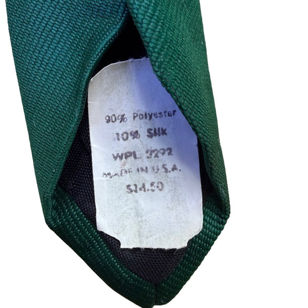 Cape Cod Mens Green Polyester/Silk Santa Claus Pattern Christmas Necktie