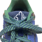 New Balance Boys Blue/Green Suede  Lace-Up 574 Athletic Sneakers Size 7