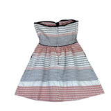 Ella Moss Women's Multicolor Strapless  and A-Line Mini Dress Sz M