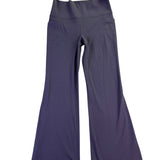 Athleta Womens Gray Salutation Stash Flare Pants With Pockets Size L