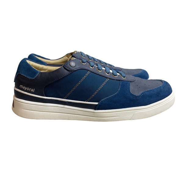 Mayoral Women's  Blue And Black Lace-Up Sneakers Sz 38