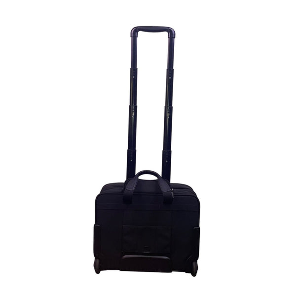 Tumi Men’s Black Ballistic Nylon Rolling Expandable Carry-On Travel Luggage