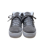 Mudd Women’s Gray Faux Suede & Sherpa Lined High Top Beyley Boots Size 7.5