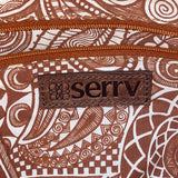 Serrv Women’s Brown Leather Timeless Design With Double Handles Tote Bag