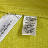Loft Women's Neon Yellow Knee Length Pencil Skirt Sz 4