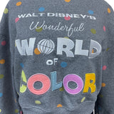 Disney Women's Gray 100 Word of Color Sweater Sz S