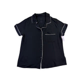 Auden Womens Black Modal Spandex Sleepwear Pajama Set Size L