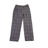 Express Womens Gray Plaid Editor Dress Pants Slim Fit Ankle Length Size 2S