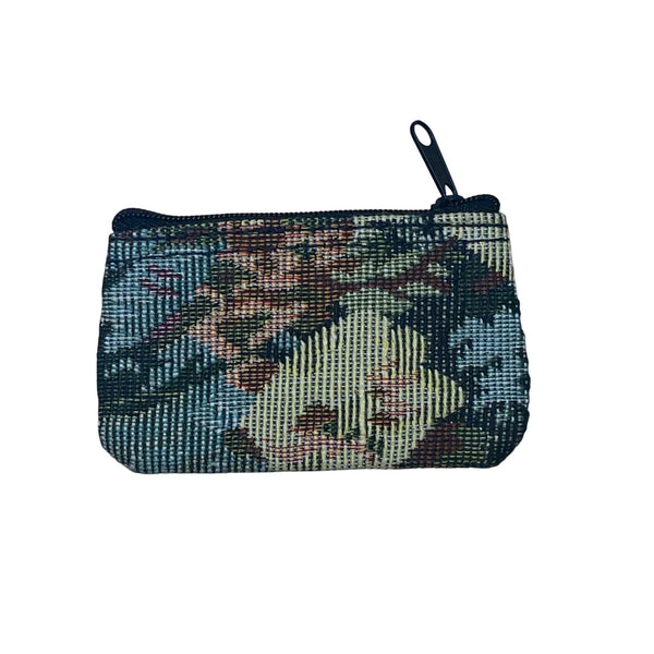 Jade Women’s Green Multicolor Fabric Floral Tapestry W Coin Pouch Shoulder Tote 