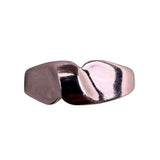 Sterling Silver Womens Silver Tone Twist Band Ring Size 8 Unique Polished Elegan