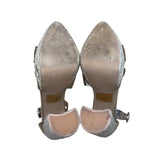 Cape Robbin Women’s Rose Gold Metallic Strappy Block Heel Maeve Sandals Size 8M