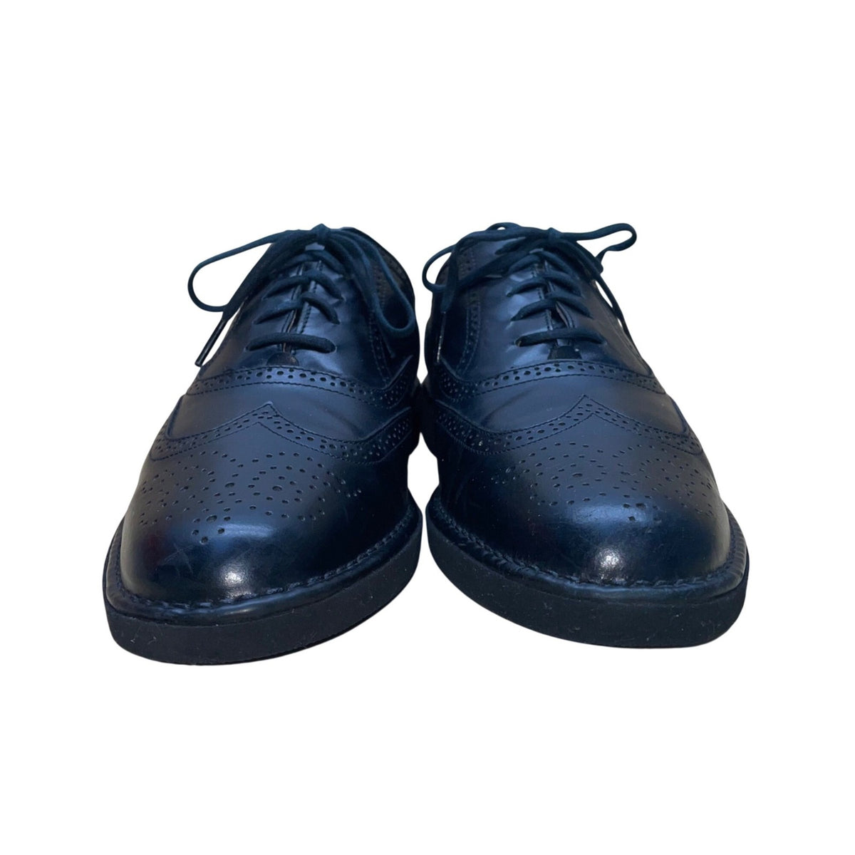 Rockport Men’s Black Leather Wingtip Oxford Dress Shoes Size 8.5M