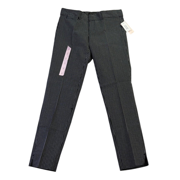Banana Republic Womens Black & White Slim Fit Checkered Pants Size Petite 0