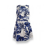Cupshe Womens Blue & White Floral Sleeveless Dress Rayon Blend Size OS Casual We