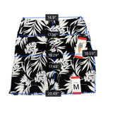 S.C.&Co. Womens Black & White Floral Print Skirt Size M