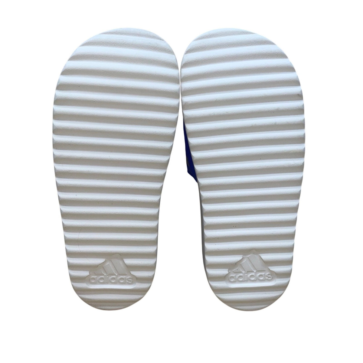 Adidas Women’s Purple & White Synthetic Platform Slide Sandals Size 5