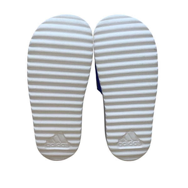 Adidas Women’s Purple & White Synthetic Platform Slide Sandals Size 5