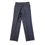 Burberrys Men Navy Wool Pleated Dress Pants Classic Fit Tailored  Size 45x30