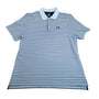 Under Armour Men's White Striped Heatgear Polo Shirt With Loose Fit Sz 2XL