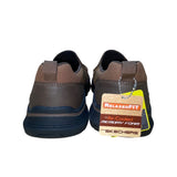 Skechers Men’s Dark Brown Air-Cooled Memory Foam Relaxed Fit Seveno Loafers Sz10