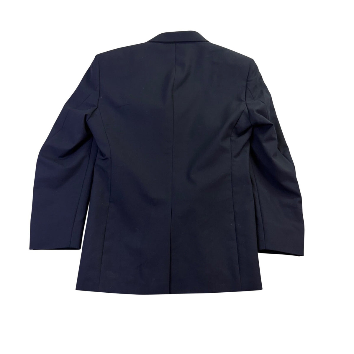 Nautica Mens Navy Polyester Blazer Single Breasted 3-Button Jacket 