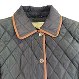 Michael Michael Kors Womens Olive Quilted Jacket Classic Design Sz L