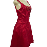 Nicole Hiller New York Women's Red High-low D Snack Dress Sz 10 (EU 44) - NWT