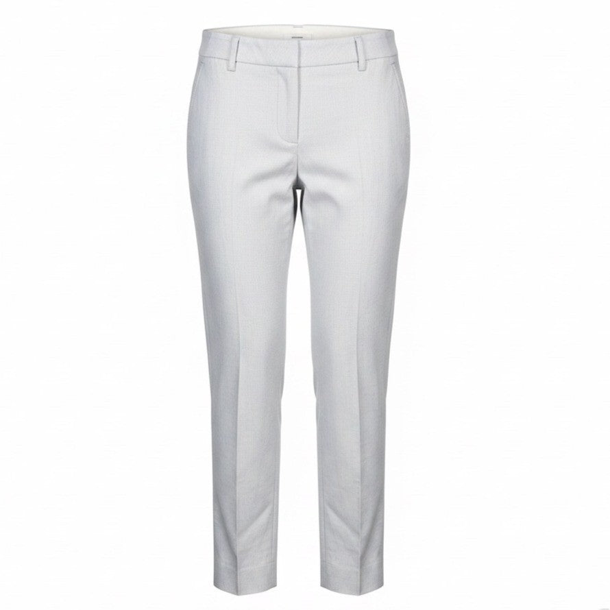 J.Crew Womens Light Gray Slim Fit Trousers Work Pants Sz 4