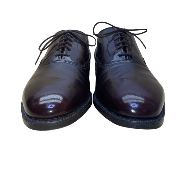 Cordwainer Men’s Dark Brown Leather Lace-Up Oxford Dress Shoes Size 10.5 B