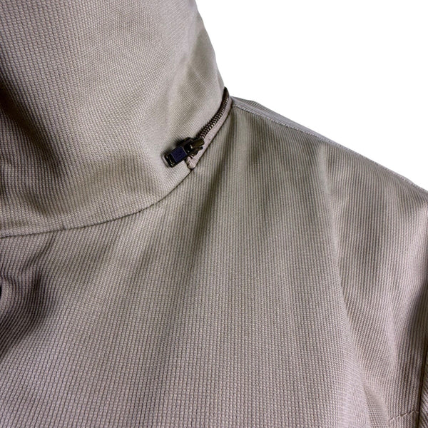 Volcom Women Khaki Cotton/Elastane Jacket Belted Military Style Size L