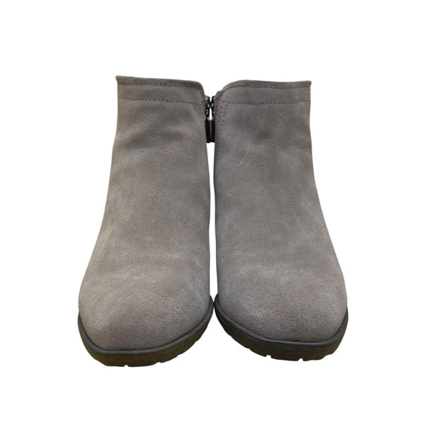 Blondo Women’s Taupe Suede Waterproof Ankle Booties Size 7.5M