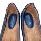 Euro Soft By Sofft Women’s Navy Buckle Strap Round Toe Slip-On Flat Shoes 8M