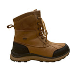 UGG Men’s Brown & Black Leather Suede Waterproof Lace-Up Winter Boots Size 7.5